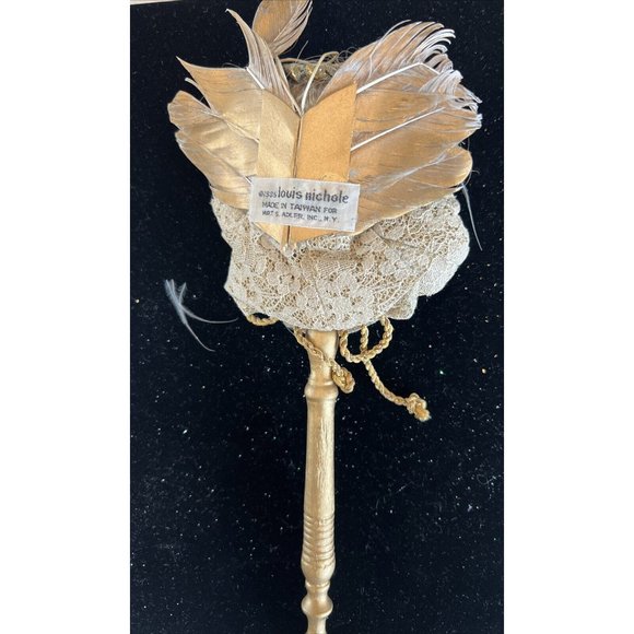 Vintage 1985 Louis Nichole Victorian Doll Angel Head On Post - Picture 2 of 5